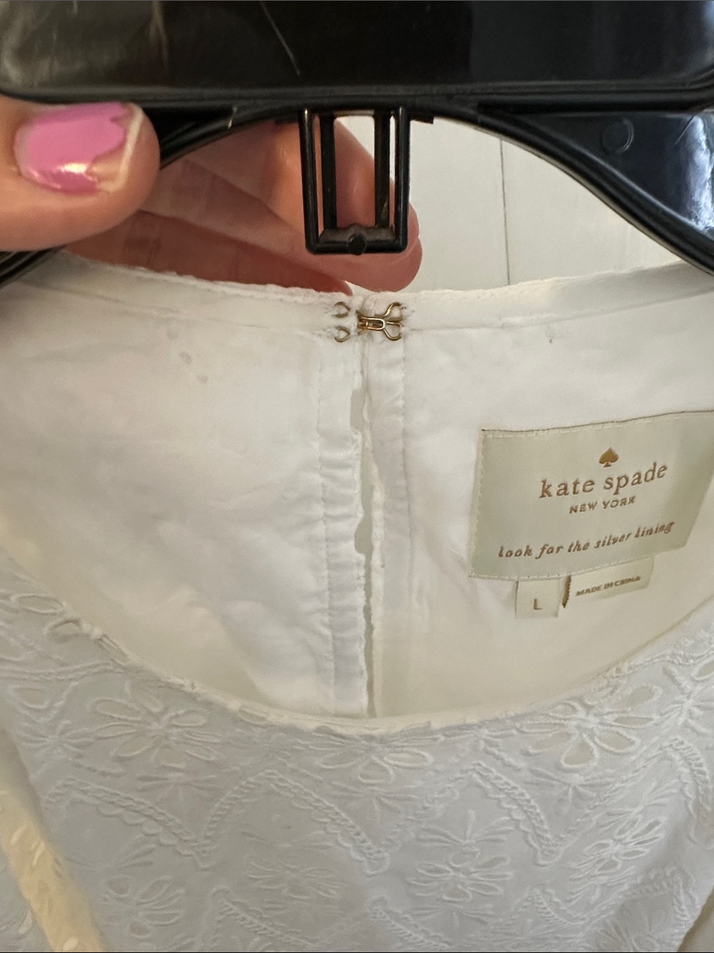Kate spade white dress size large - Picture 15 of 16